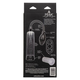 Peak Edging Intimate Kit with Pump Ring and Stroker Black Clear Pumps